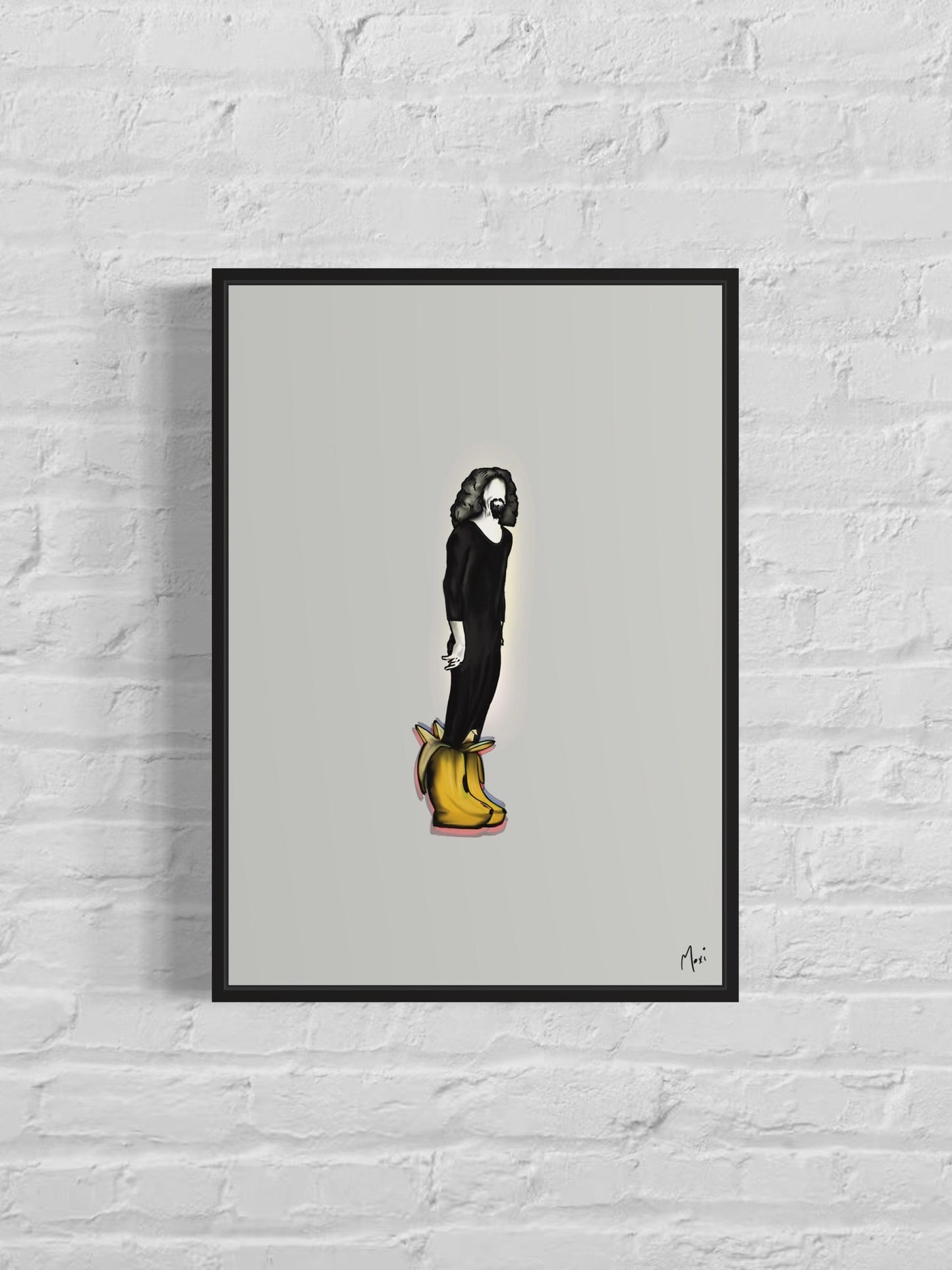 Billy Banana Boots || Abstract Line Art Billy Connolly Print