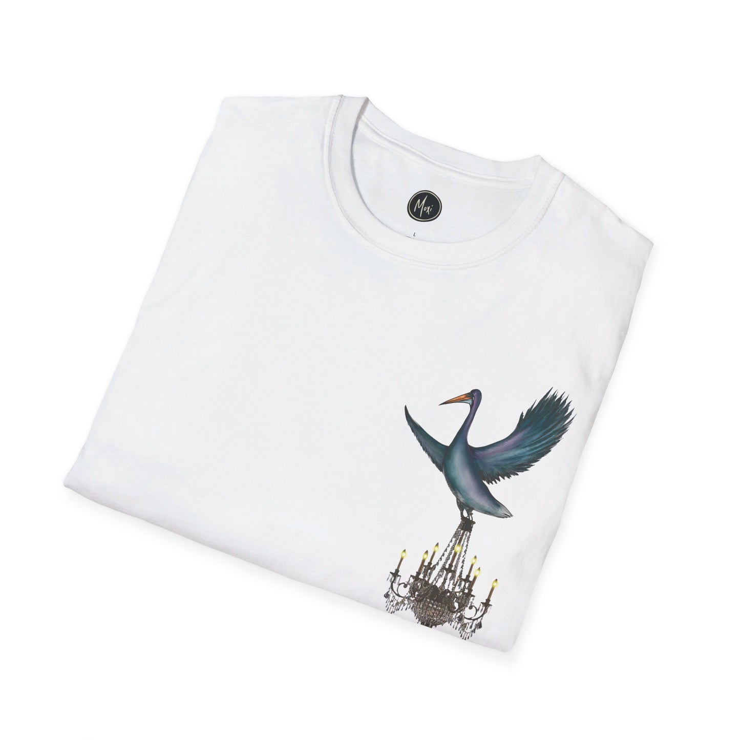 Pelican Chandelier Delivery Ltd. | Hand-drawn pocket printed t-shirt