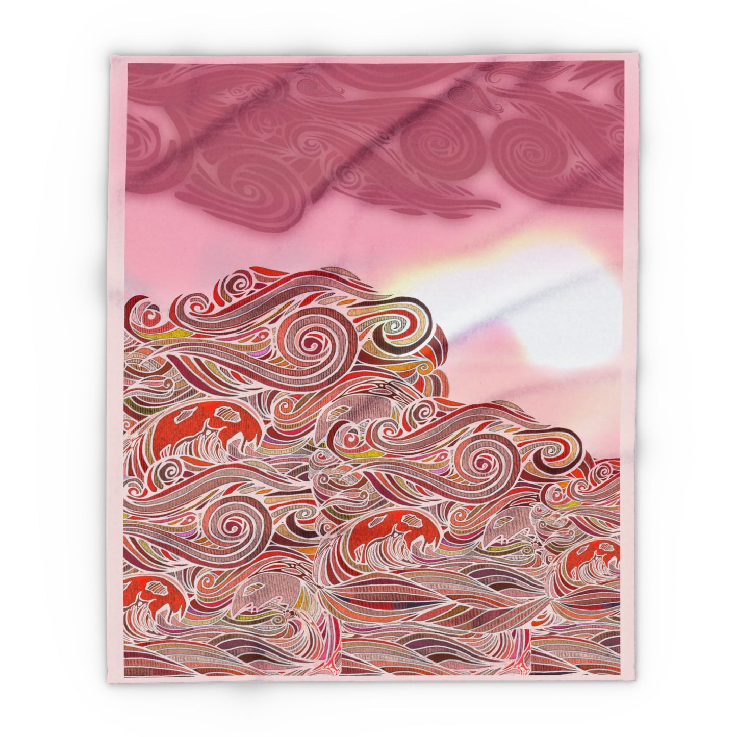 Red Sea Sunset | Fleece Blanket