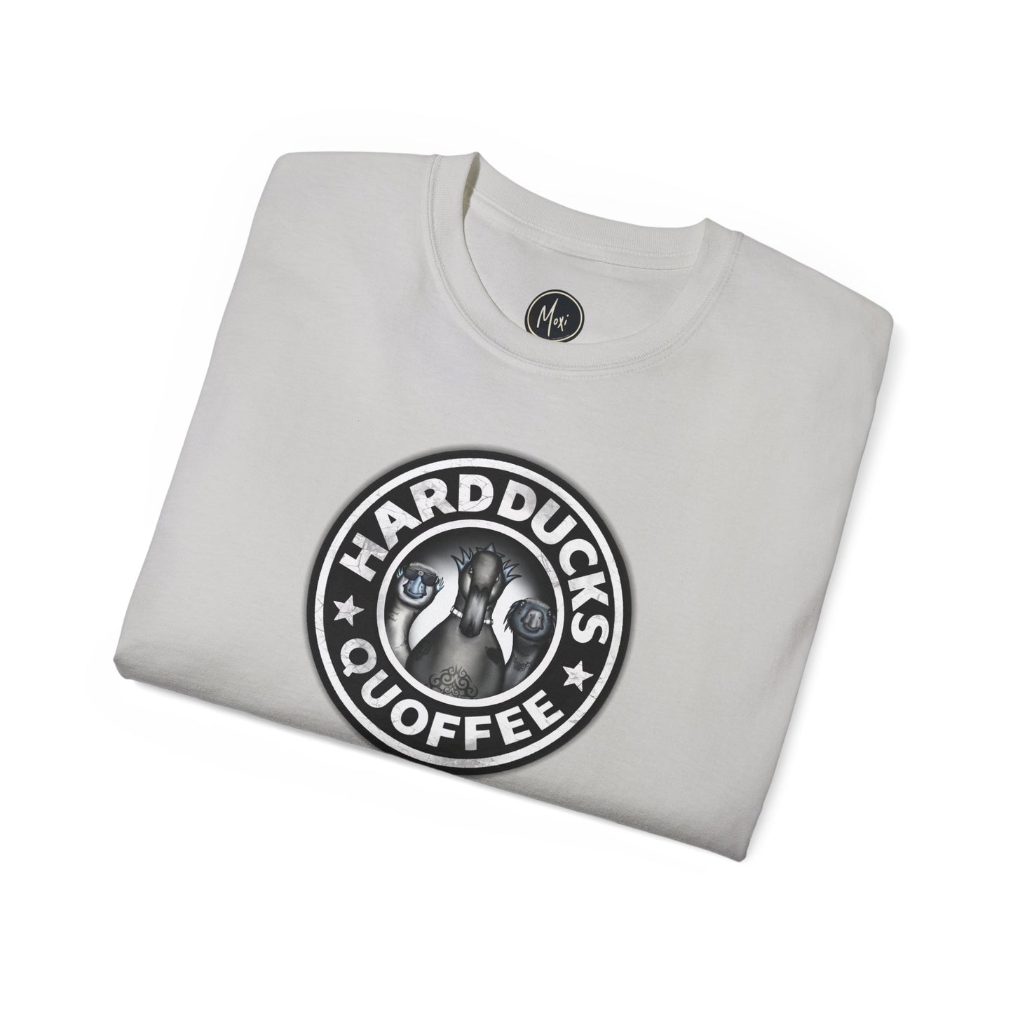 Hard Ducks Quoffe || Hand-drawn printed Coffee t-shirt