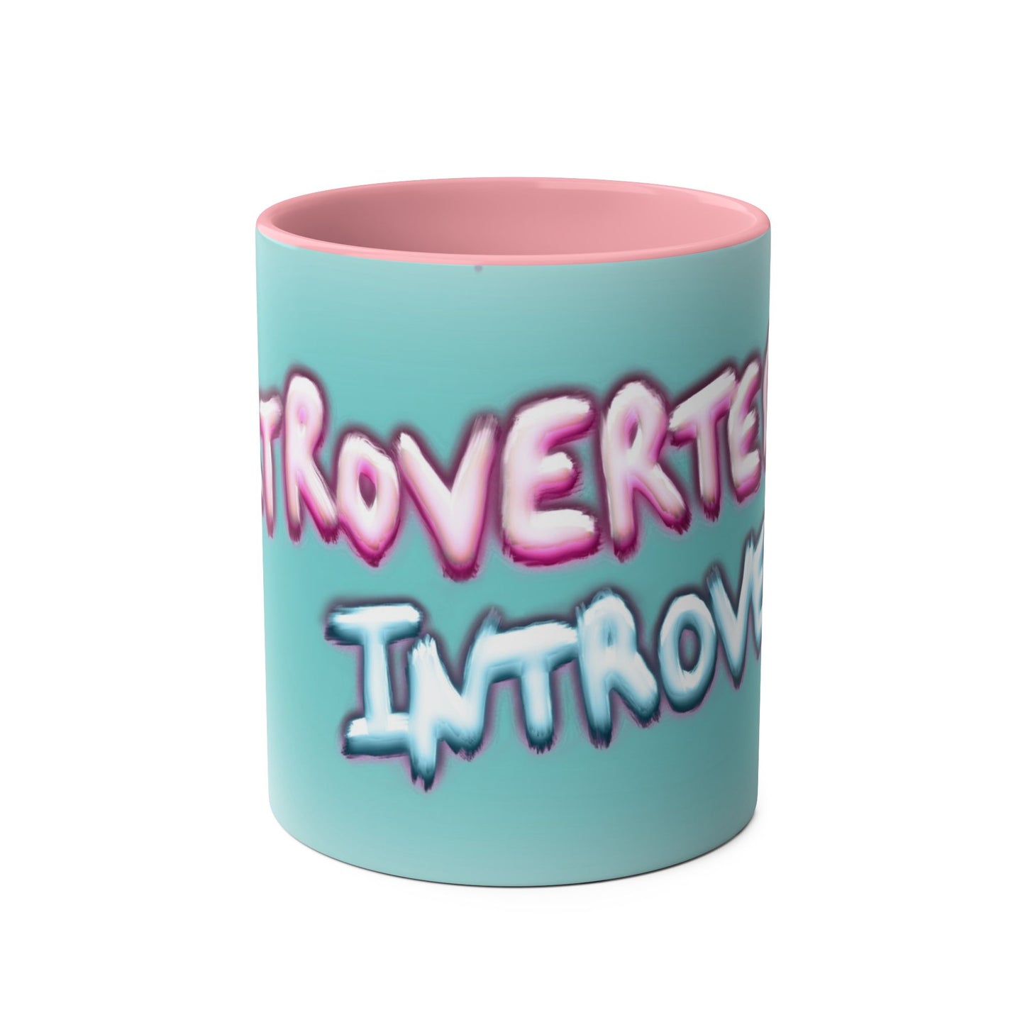 Extroverted Introvert Blue & Pink | Moxi Mug