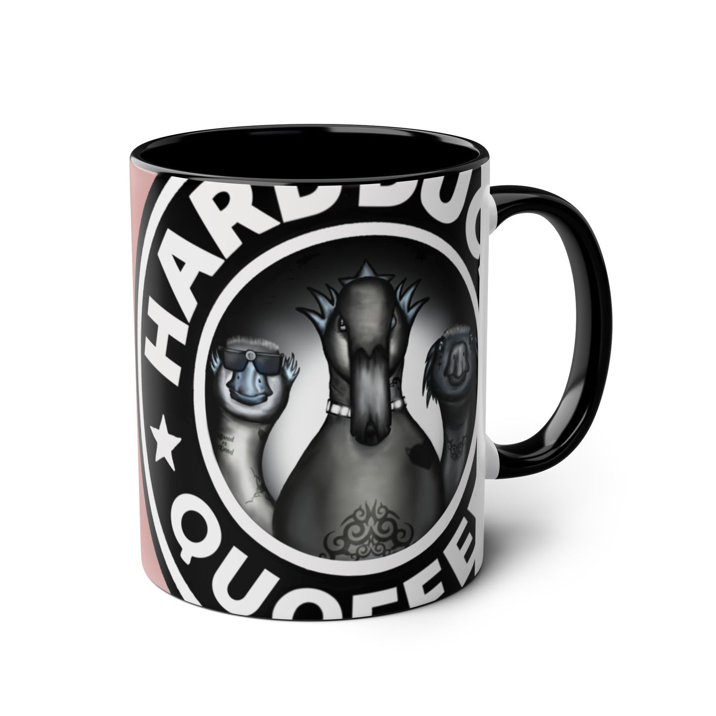 Hard Ducks Quoffee Moxi Mug Pink