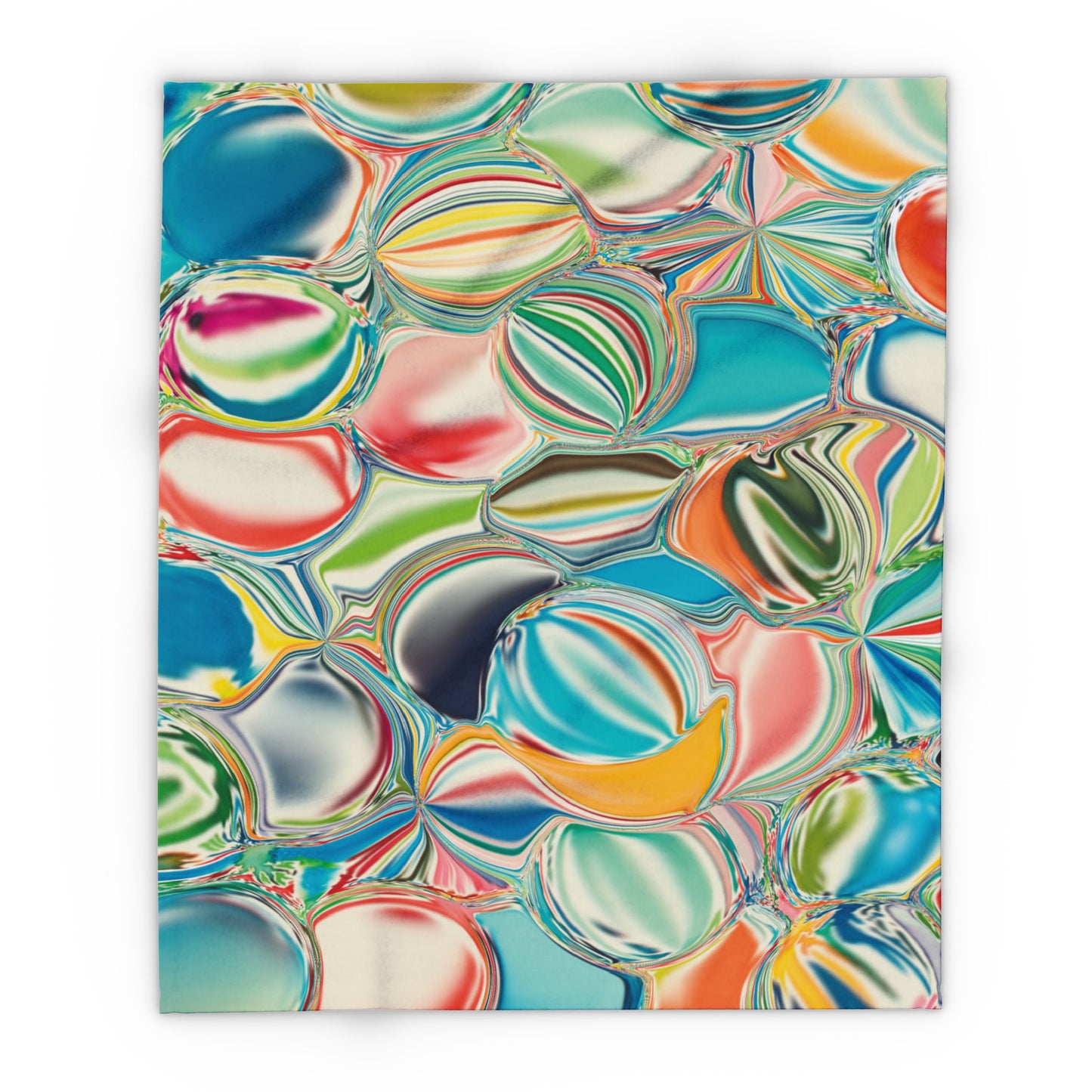 Rainbow Orbs | Fleece Blanket