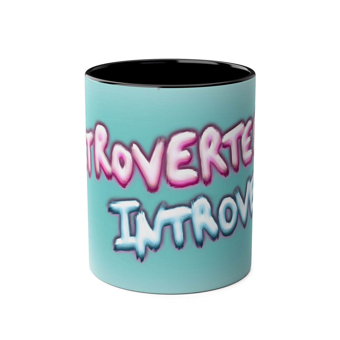 Extroverted Introvert Blue & Pink | Moxi Mug