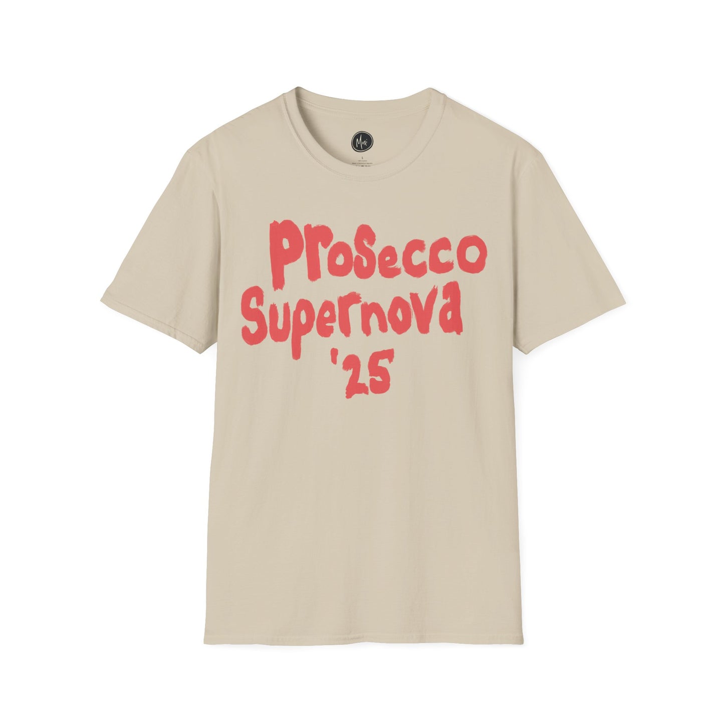 Prosecco Supernova '25 Tee | Lo-Fi Tee Design | Nineties Nostalgia Tee | Hand-drawn Statement tee