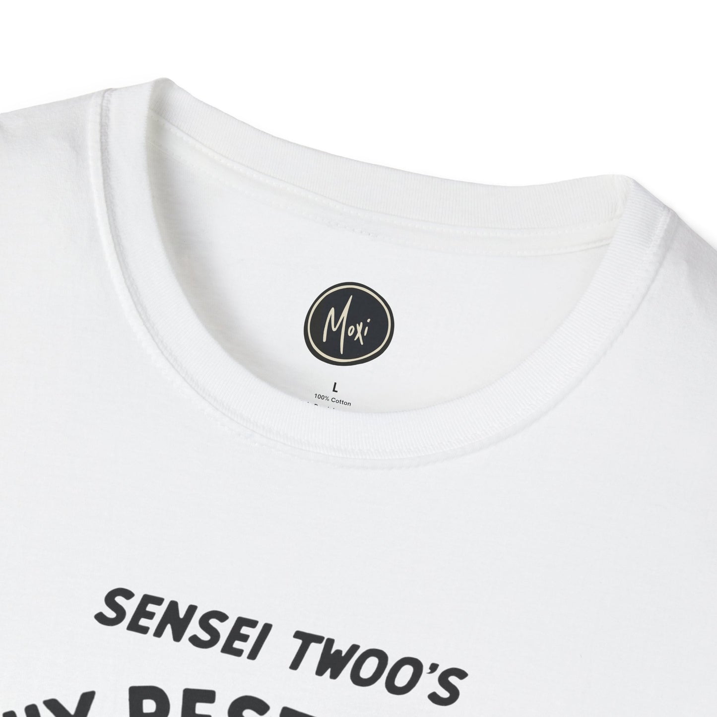 Sensei Twoo - Bitchy Resting Face Black Belt || Retro Logo Style | Hand-drawn printed tee