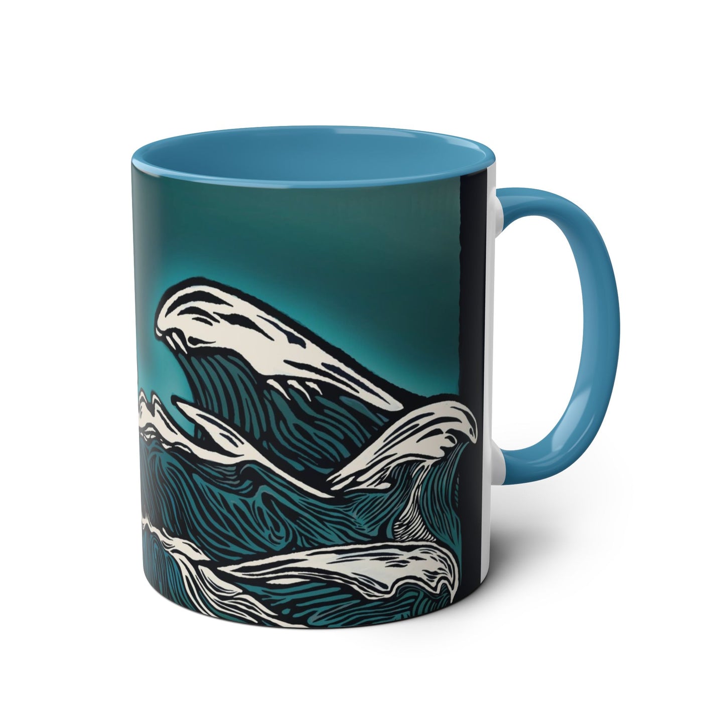 Tea In A Stormcup Blue | ocean coffee mug