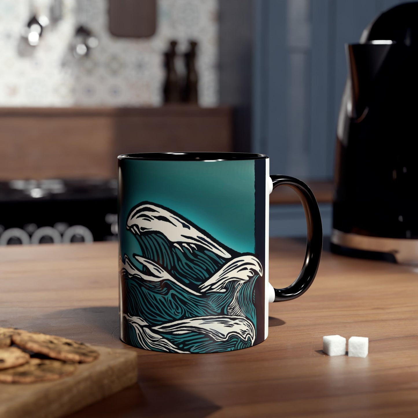 Tea In A Stormcup Blue | ocean coffee mug