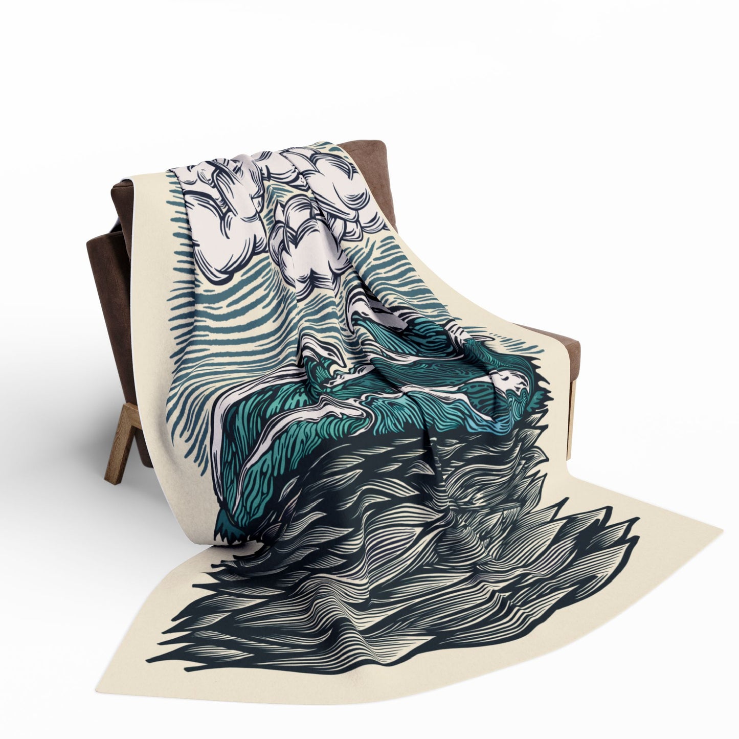 Ocean Waves | Fleece Blanket