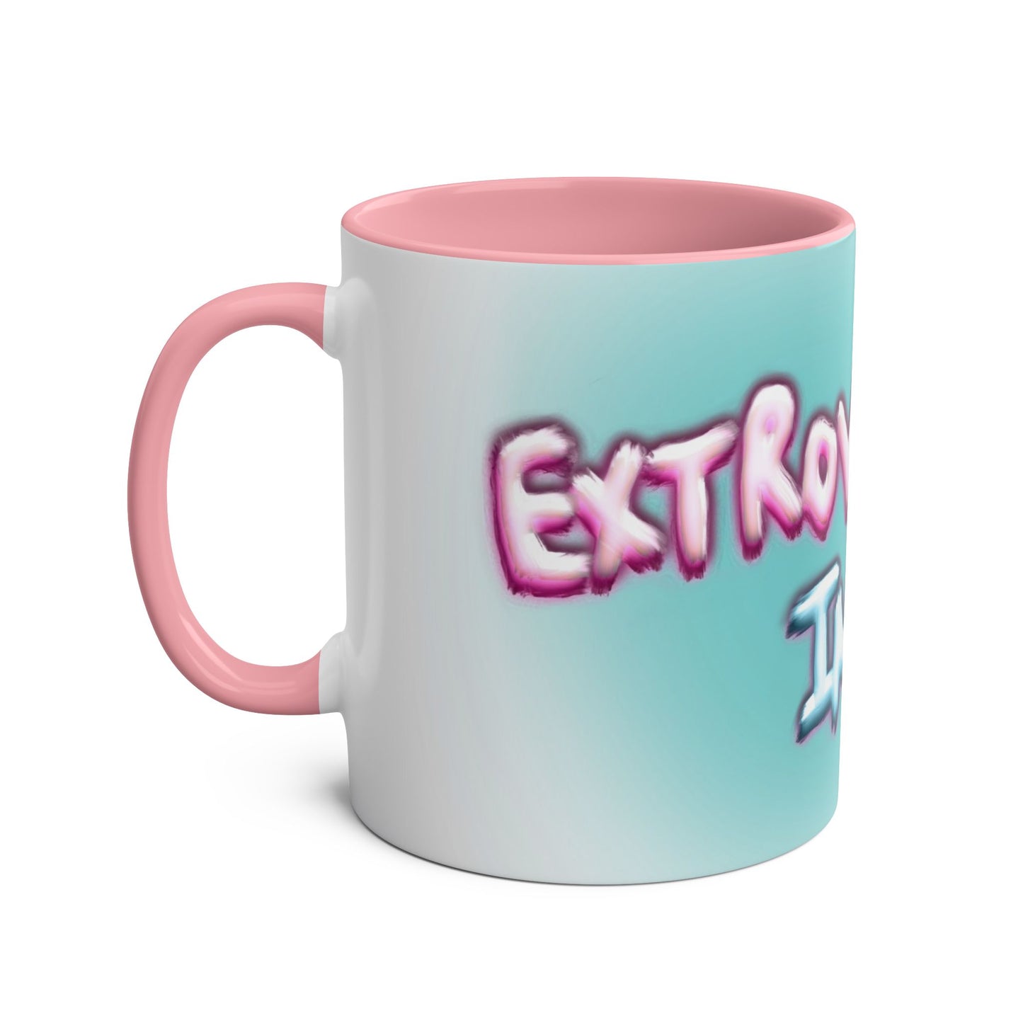 Extroverted Introvert Blue & Pink | Moxi Mug