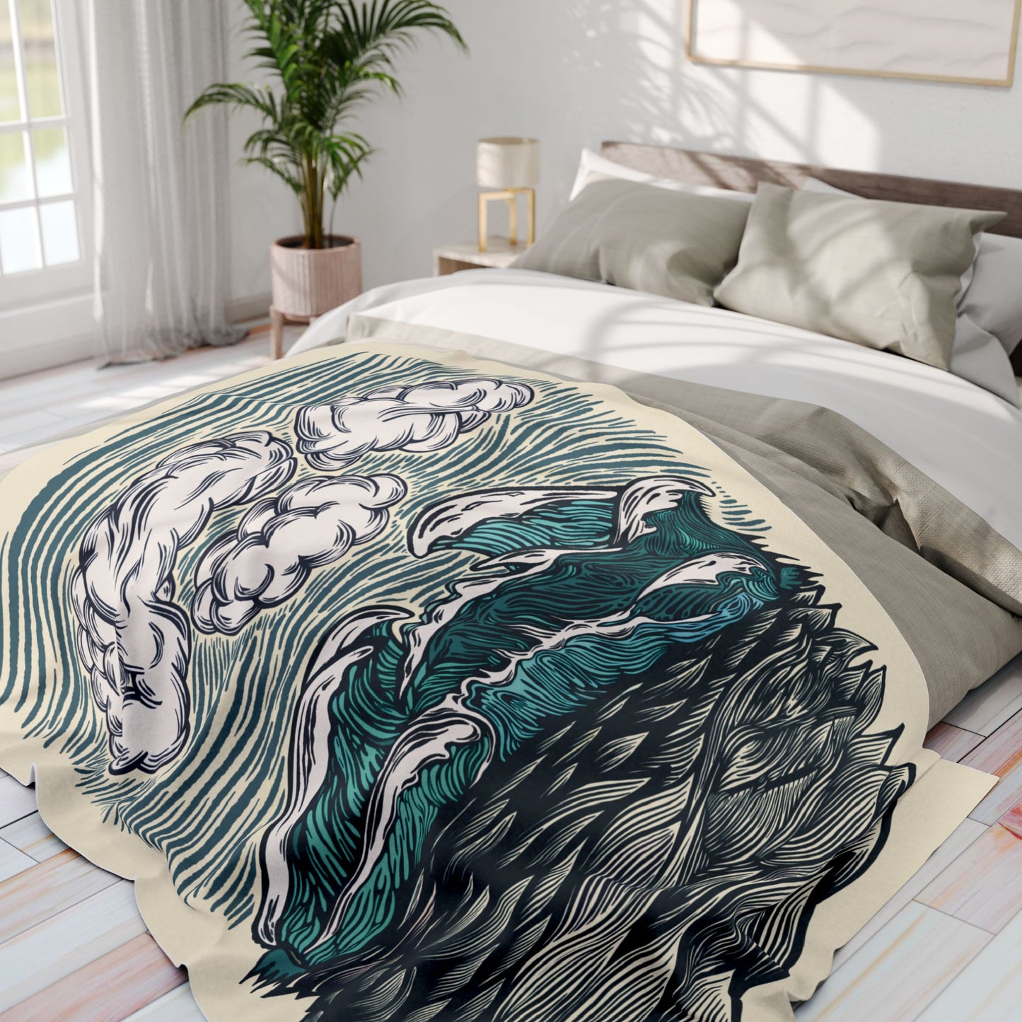 Ocean Waves | Fleece Blanket