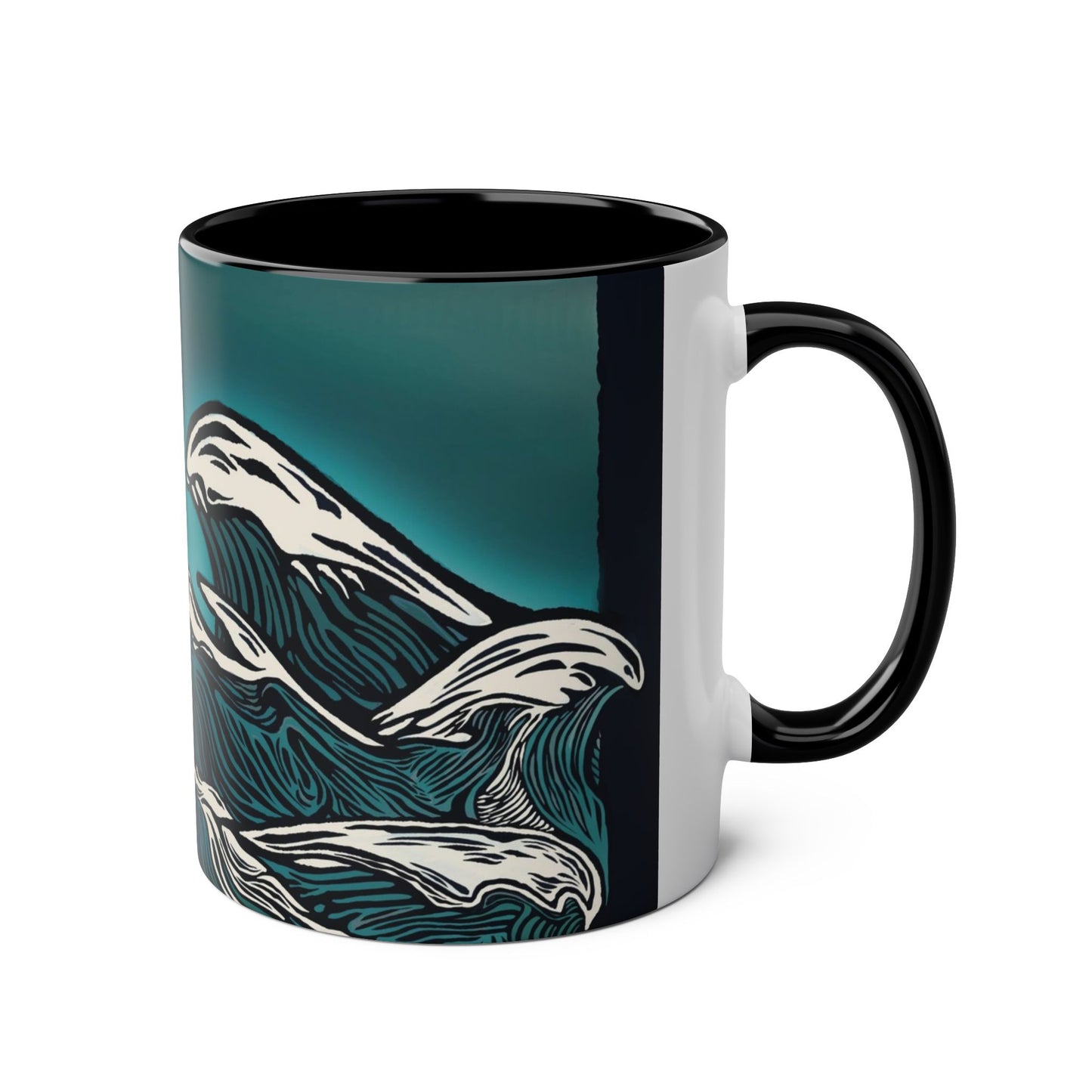 Tea In A Stormcup Blue | ocean coffee mug