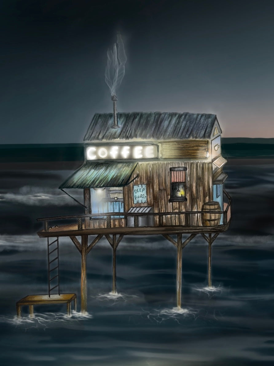 Deep Sea Roast | Hidden Detail Art | Ocean Coffee