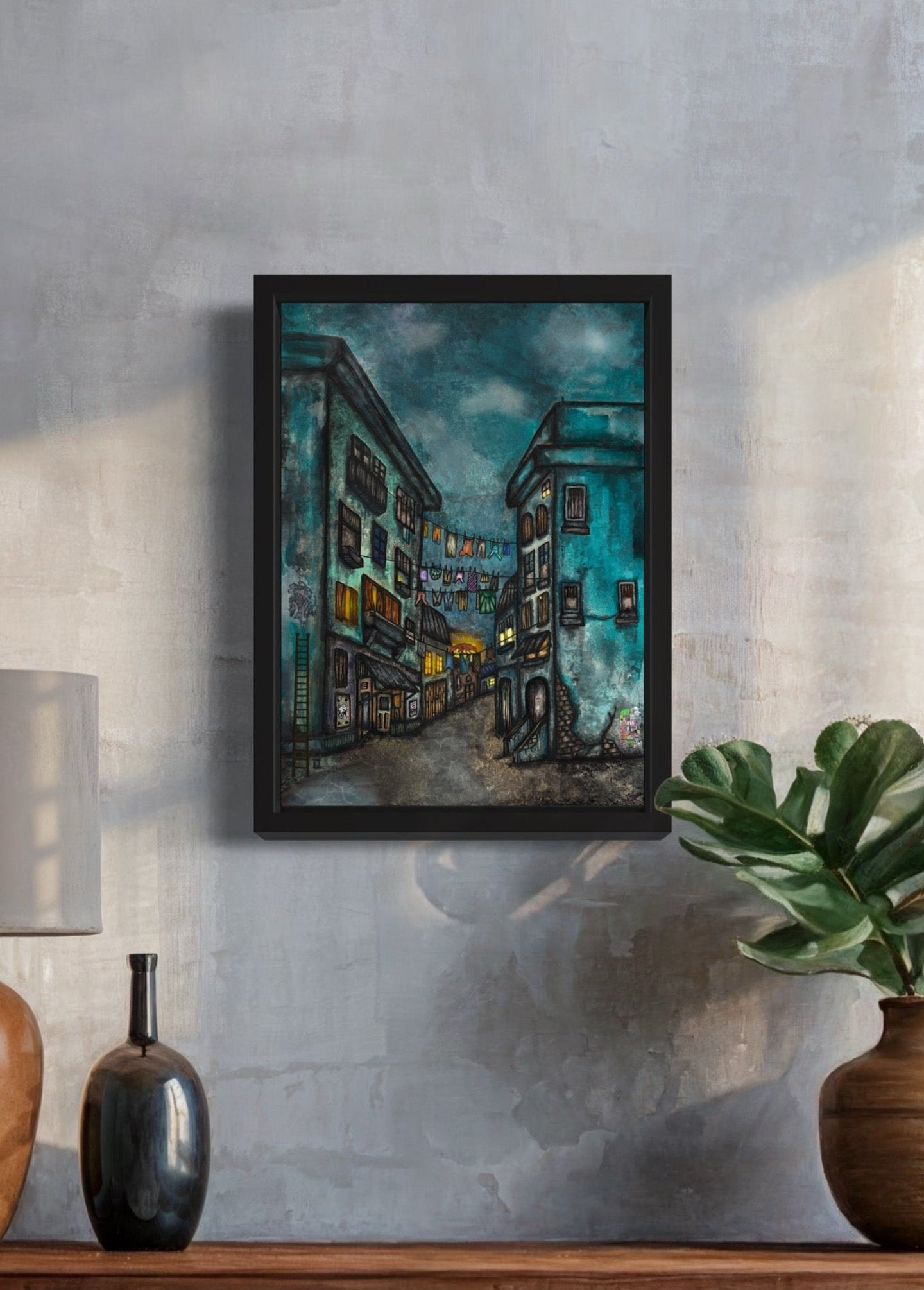 Dirty Old Town | Detailed Surreal & Atmospheric Print