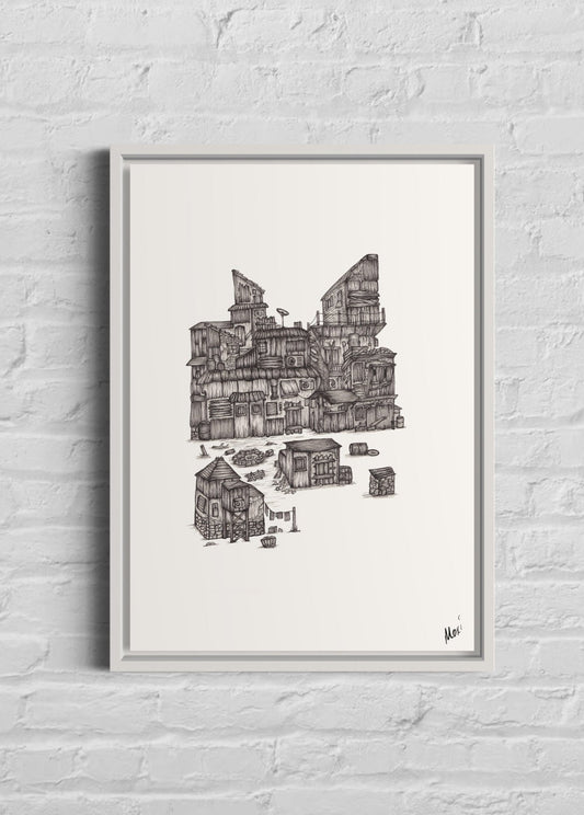 The Palace | Detailed Fine Line Work Print