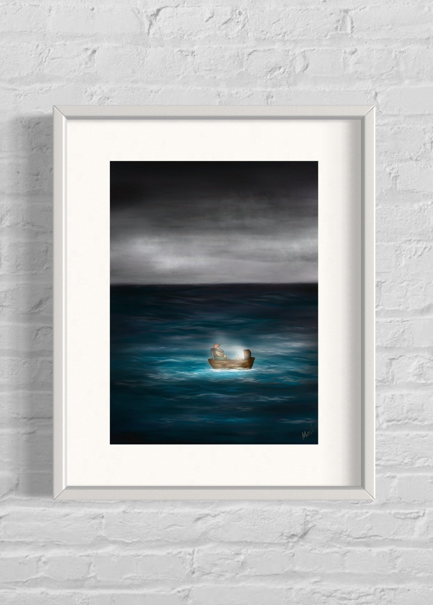 My Quiet Place | Alternative Art Surreal Ocean Print