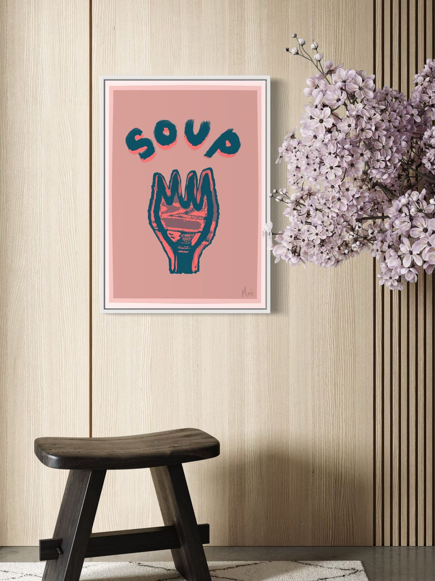 Fork & Soup Print | Inspired By A Man With A Fork...