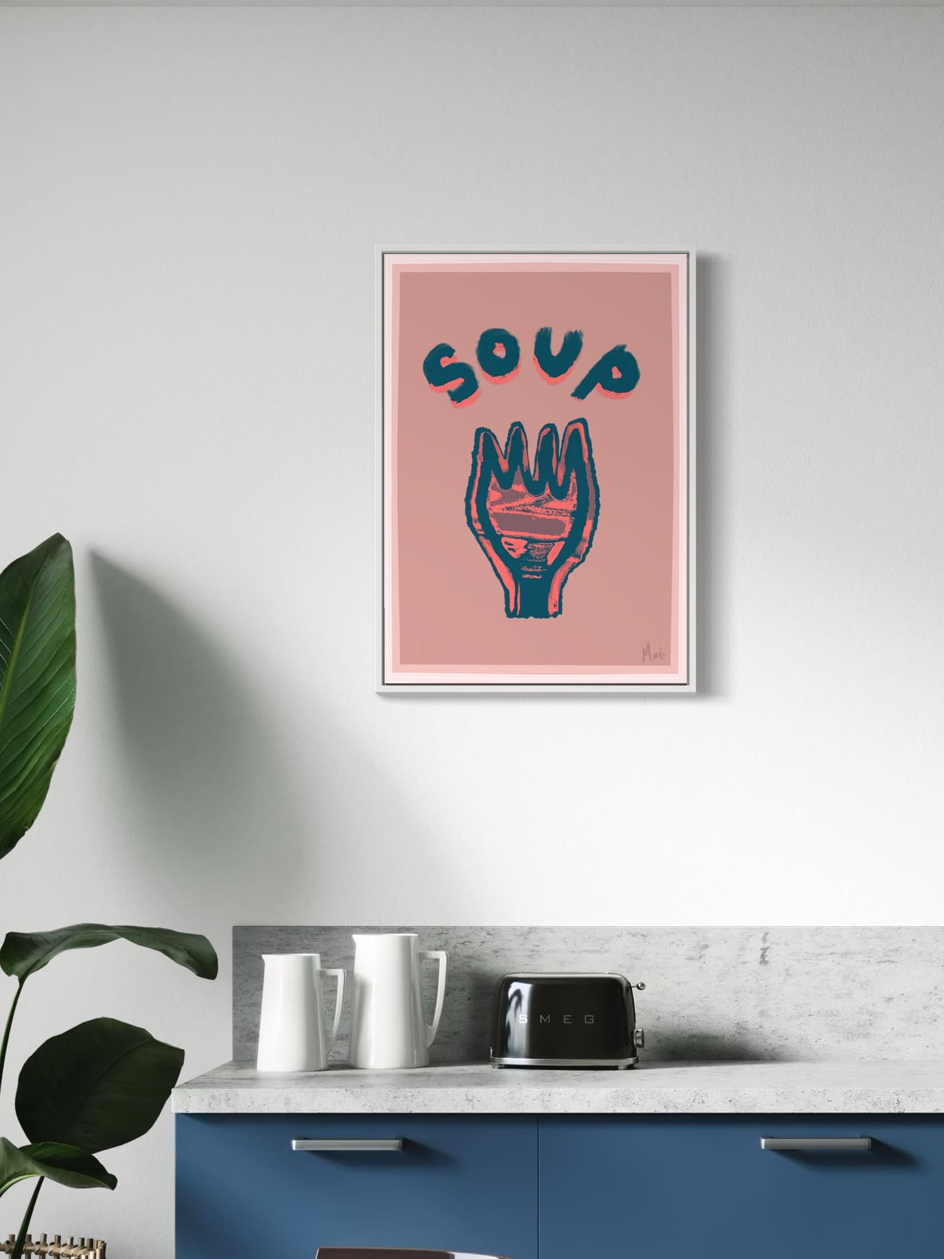 Fork & Soup Print | Inspired By A Man With A Fork...