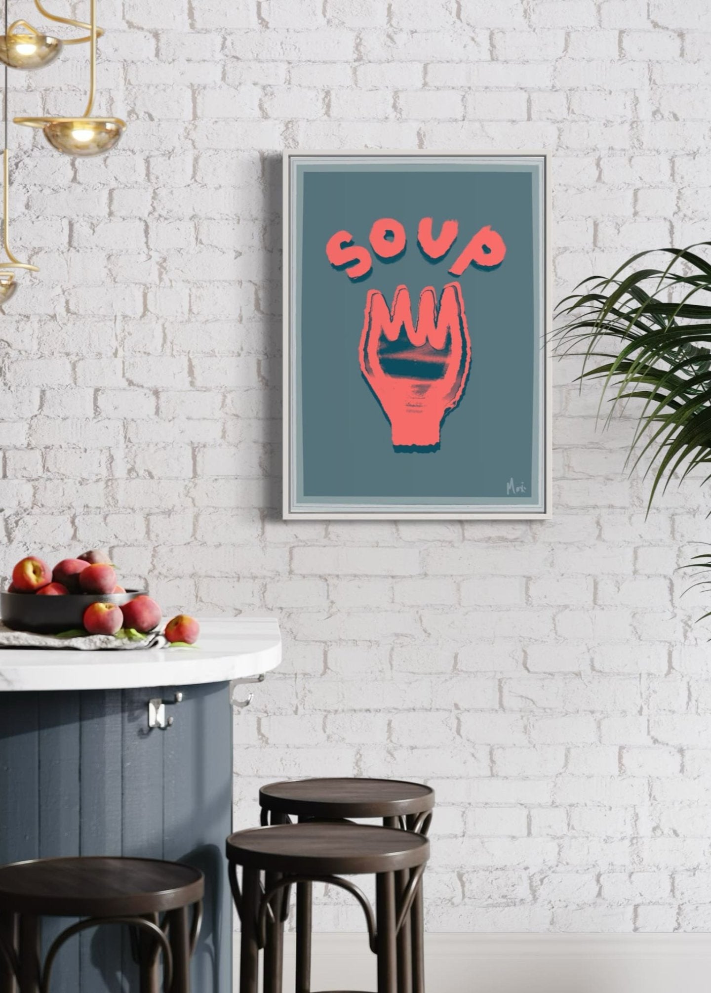 Fork & Soup Print | Inspired By A Man With A Fork...