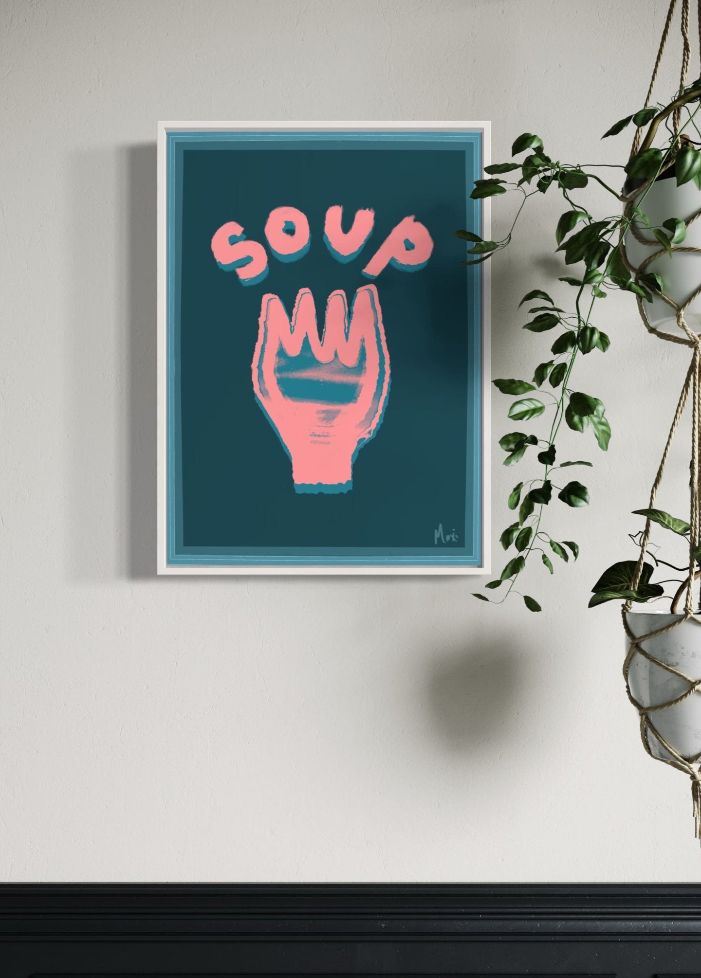 Fork & Soup Print | Inspired By A Man With A Fork...