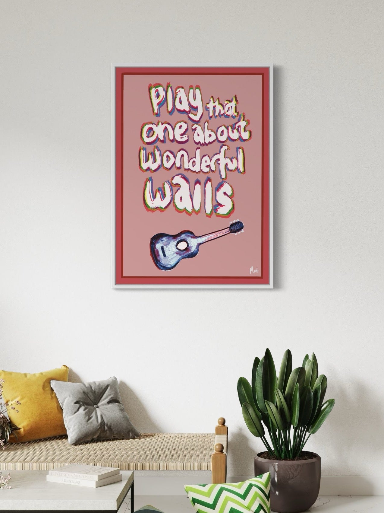 Wonderful Wall | That Guitar Song | Alternative Band Print