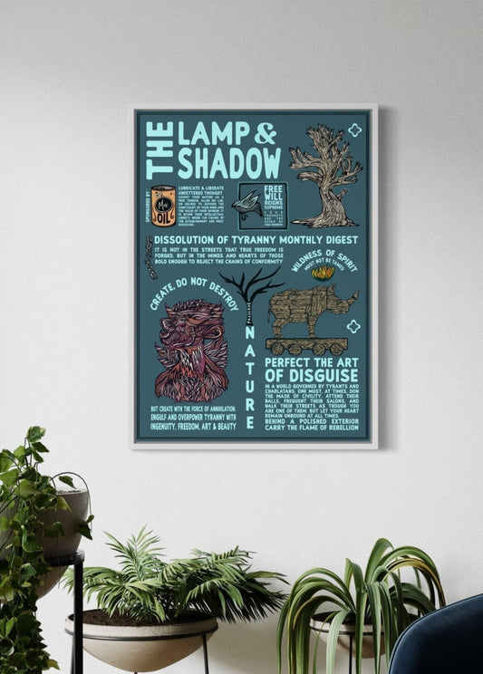 The Lamp & Shadow Digest | Mock Resistance Propaganda | Alternative Print Subversive Art