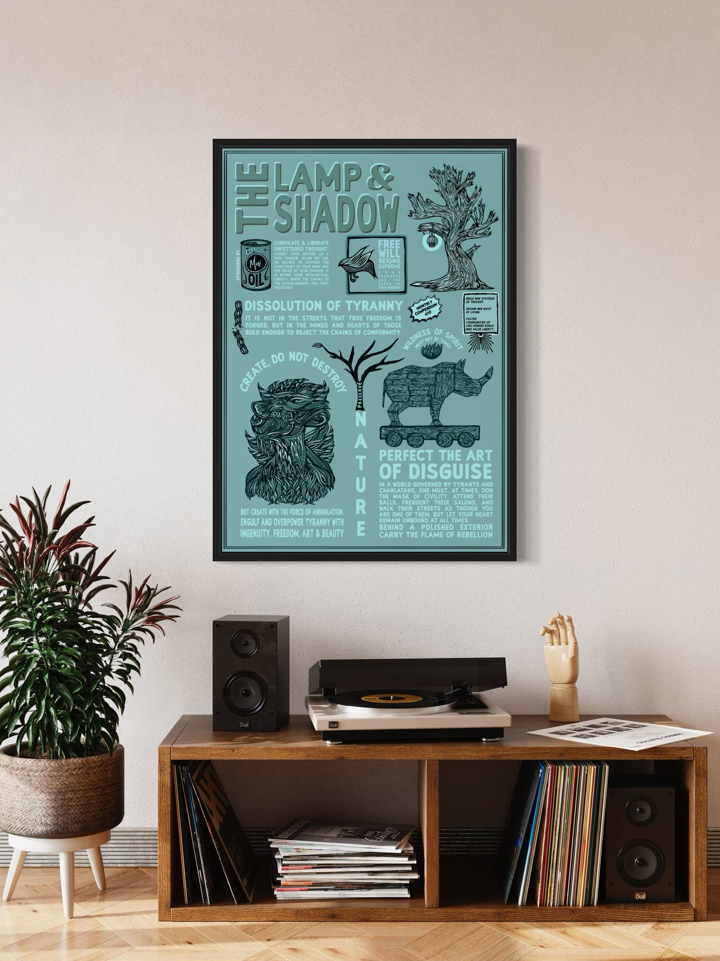 The Lamp & Shadow Digest | Mock Resistance Propaganda | Alternative Print Subversive Art