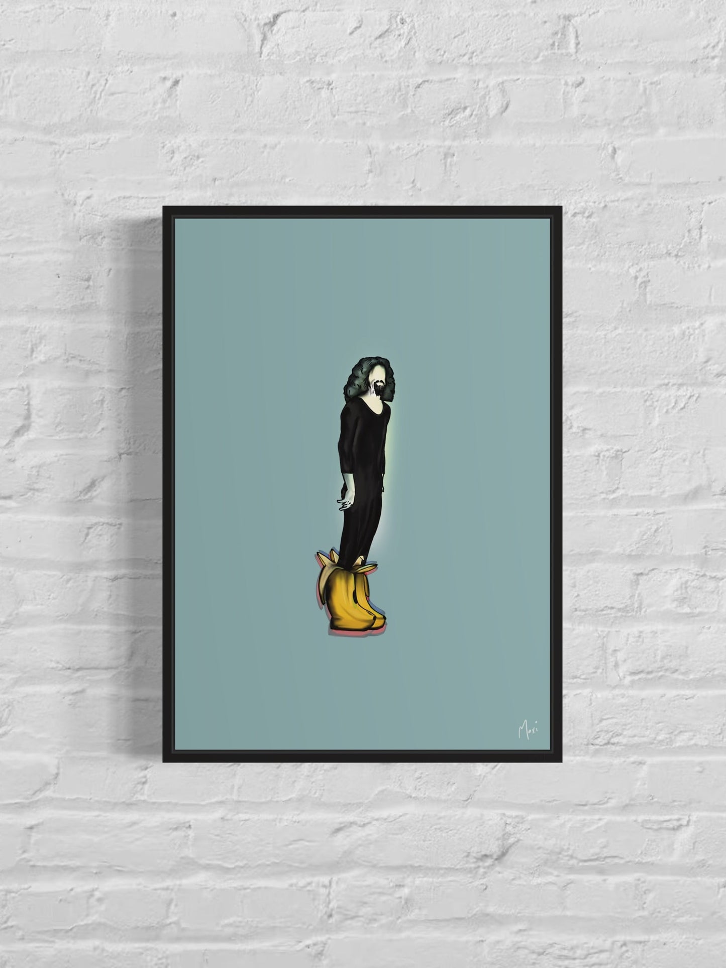 Billy Banana Boots | Abstract Line Art Billy Connolly Print