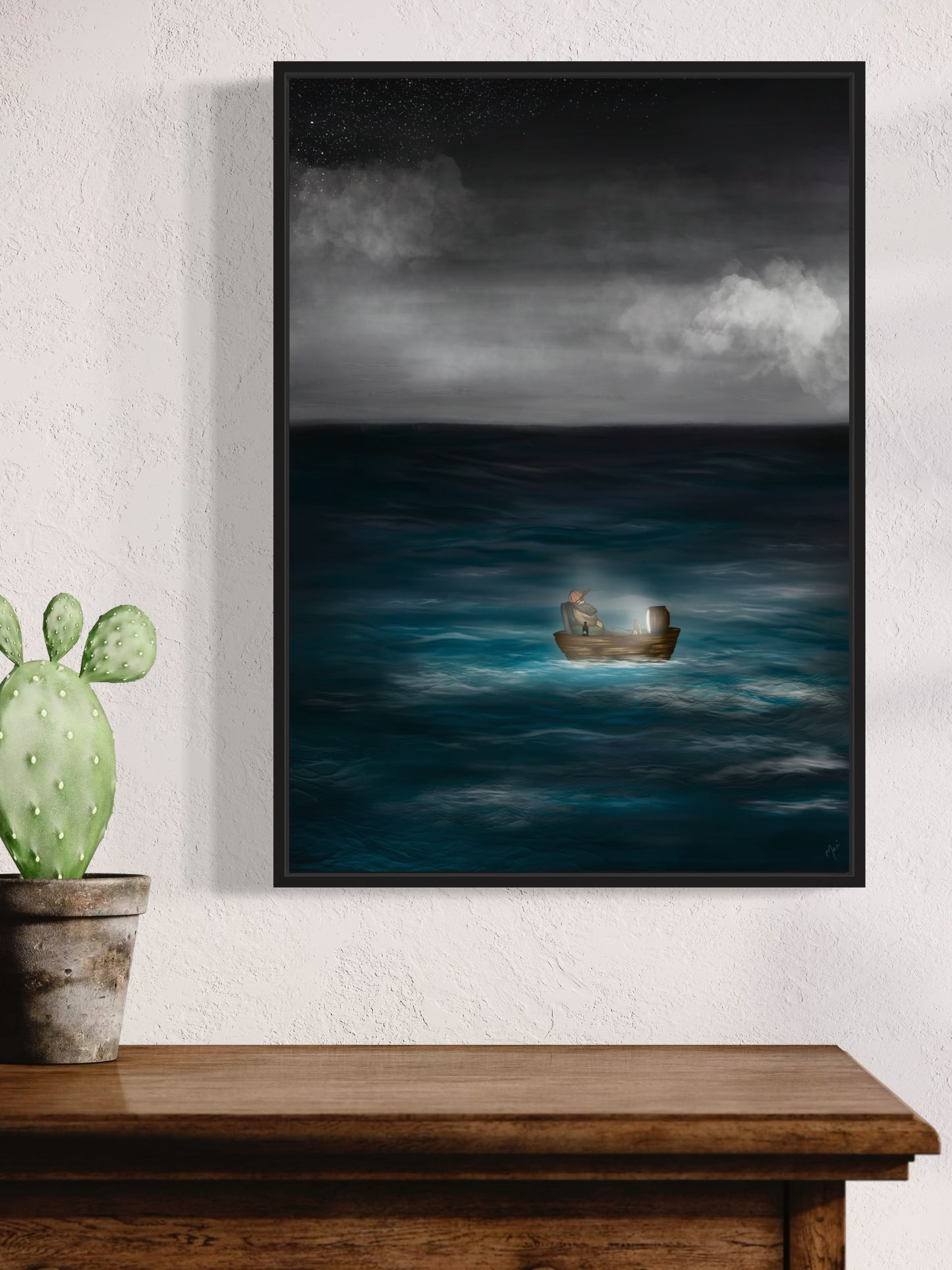 My Quiet Place | Alternative Art Surreal Ocean Print