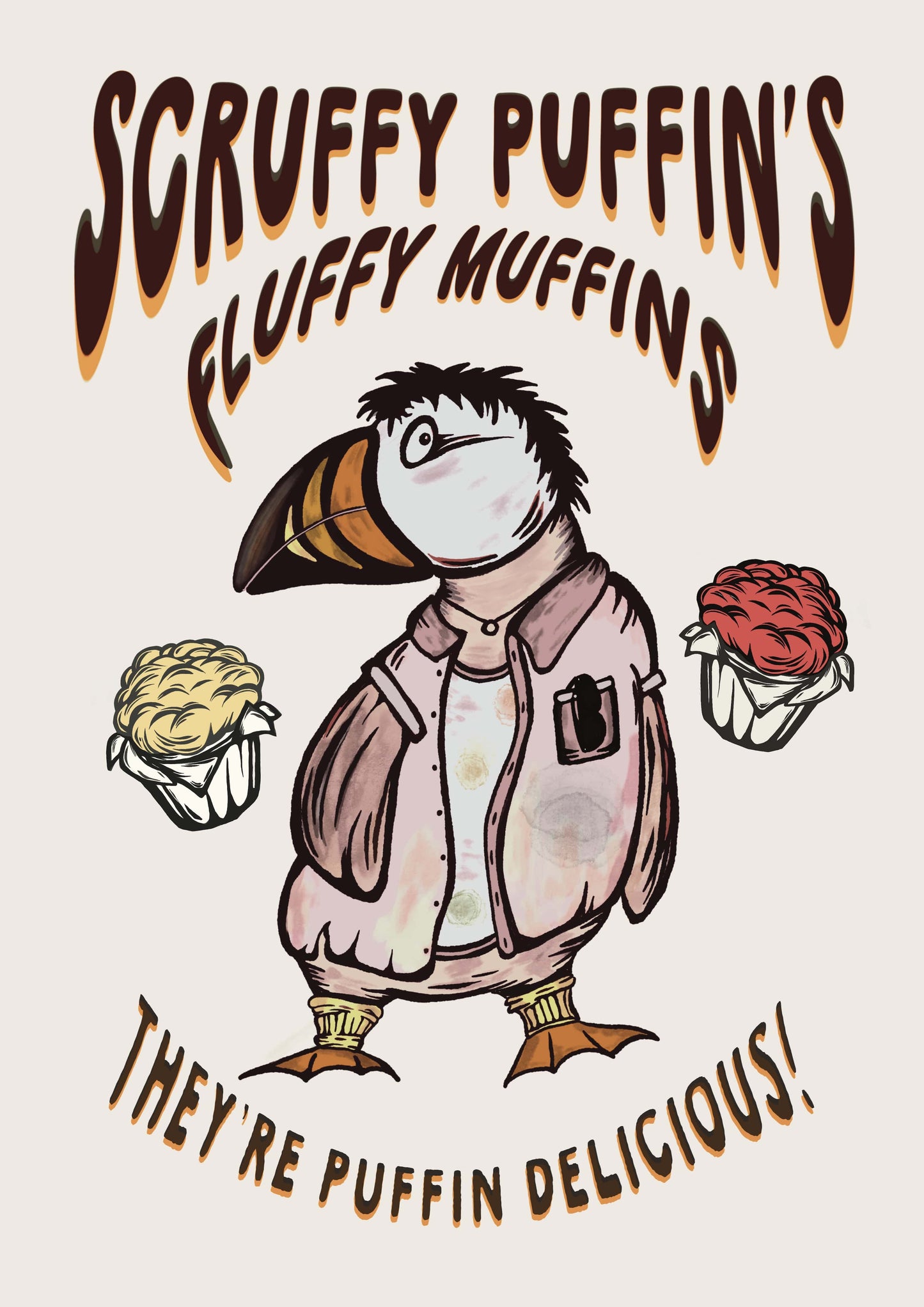 Scruffy Puffin's Fluffy Muffins