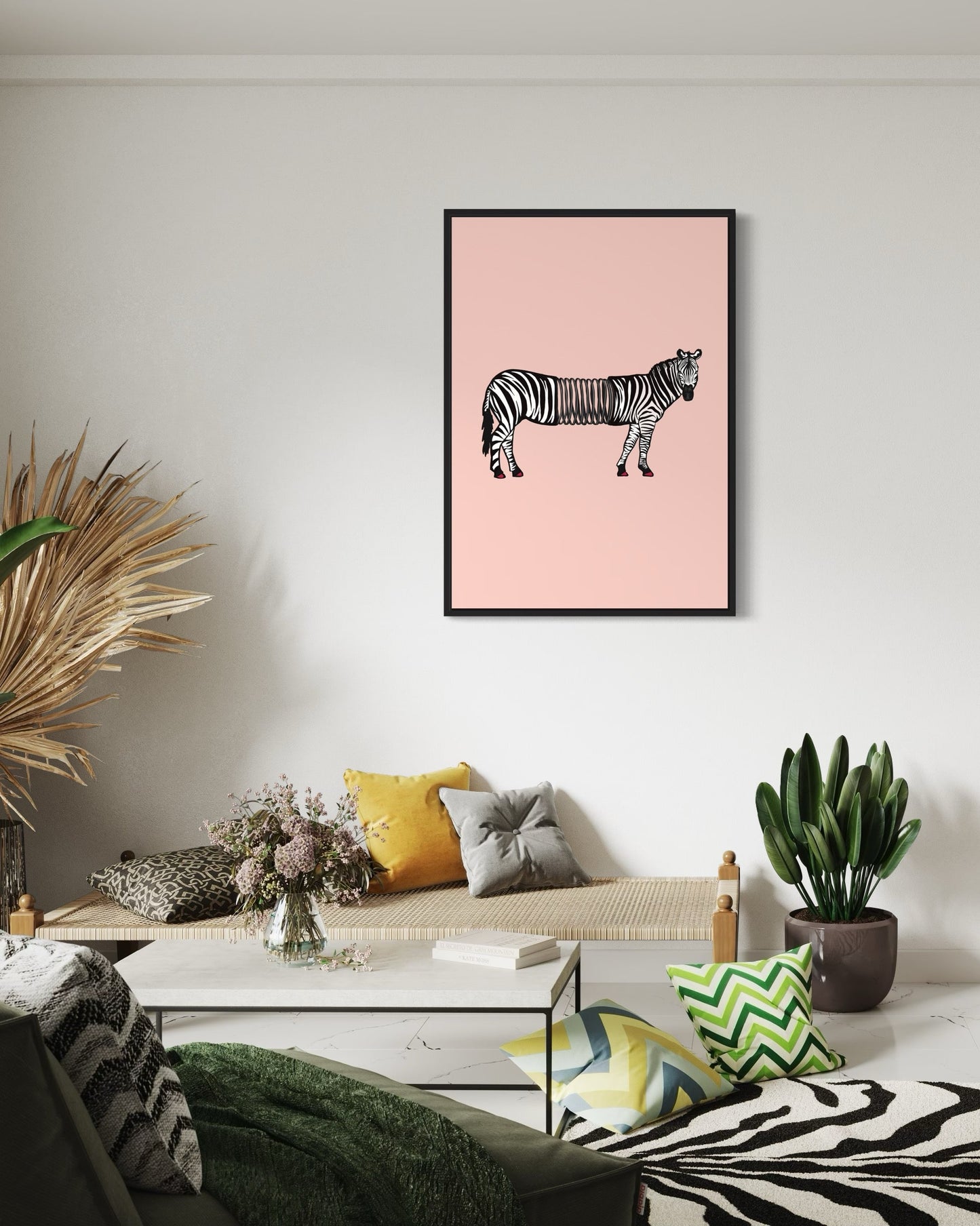 Slinky Zebra | Alternative wall art