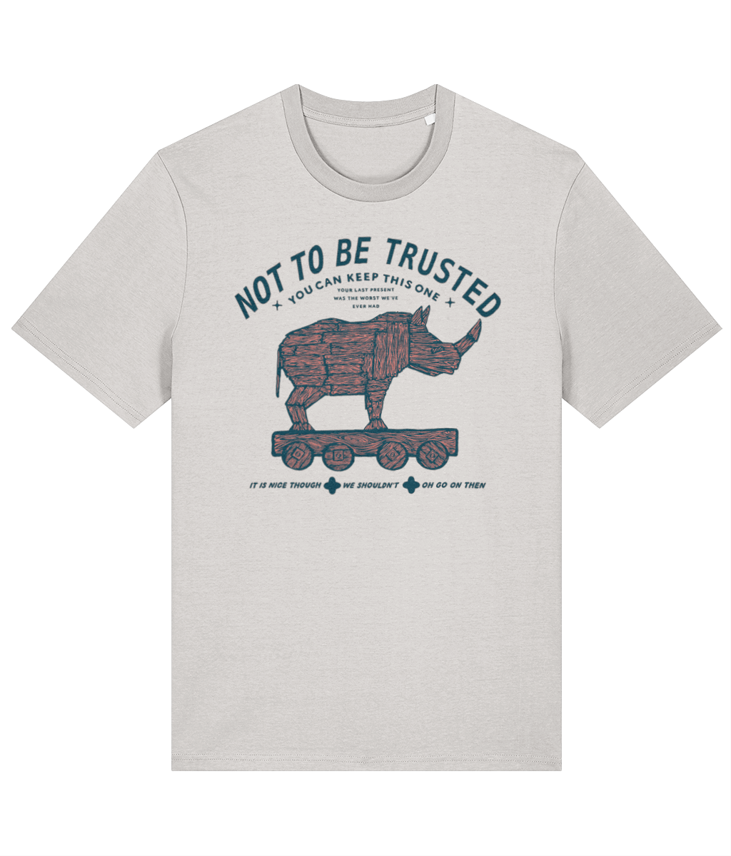 Trojan Rhino | Hand-drawn printed t-shirt