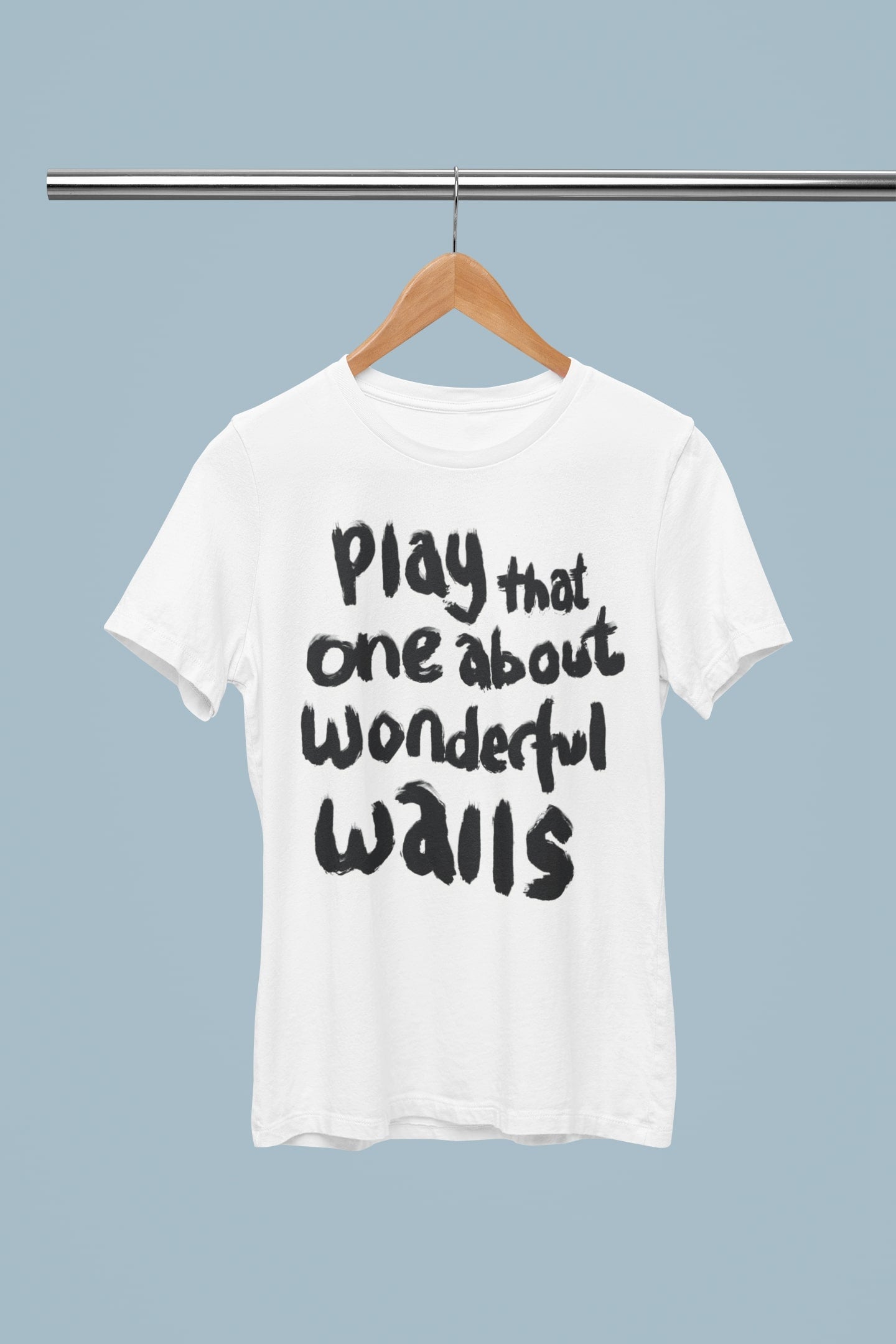 Wonderful Walls | Band Tee For People Who Don't Wear Band Tees | Hand-drawn Printed tee