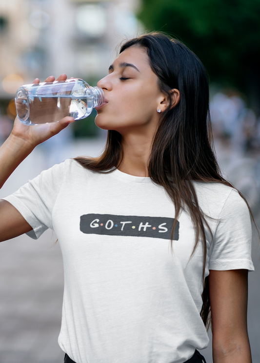 GOTHS T-shirt | Friends Parody T-shirt | Hand-drawn printed t-shirt