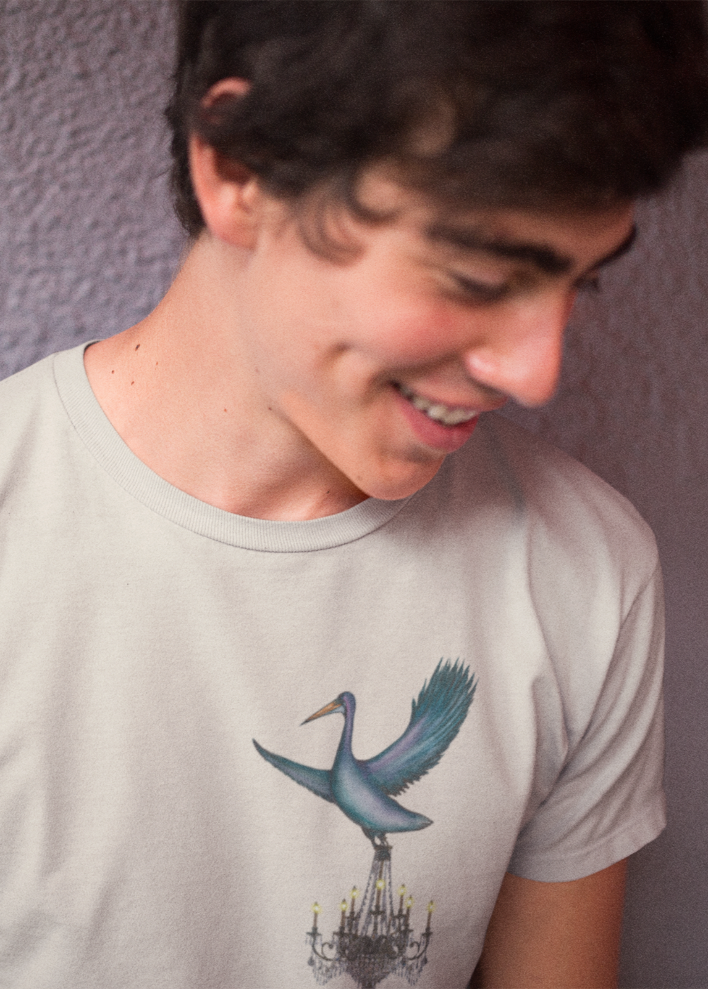 Pelican Chandelier Delivery Ltd. | Hand-drawn pocket printed t-shirt